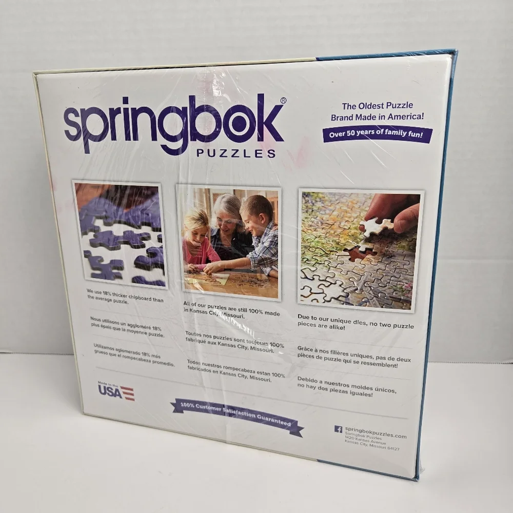 Springbok Fisherman Fishing Bait Shop 1000 Piece Jigsaw Puzzle New